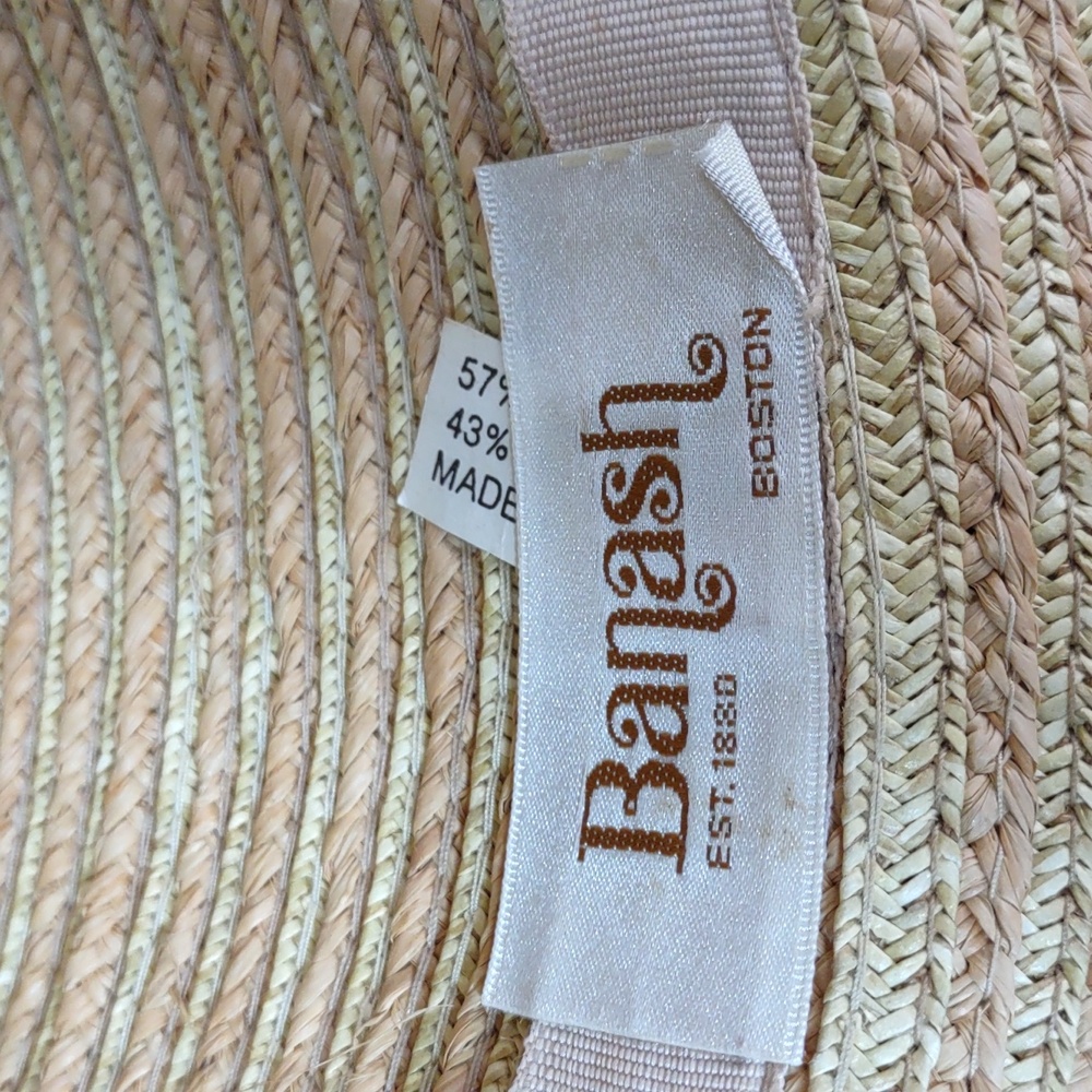 Banash Woven Raffia Hat - Picture 8 of 8